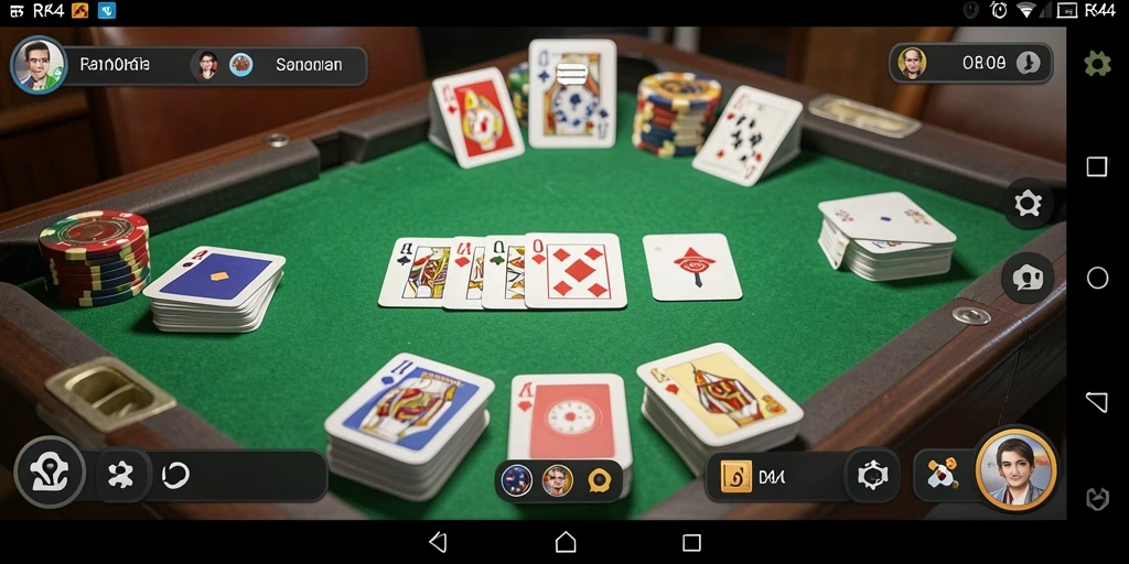 Tampilan gameplay Gaple yang seru dan menarik di RR44.
