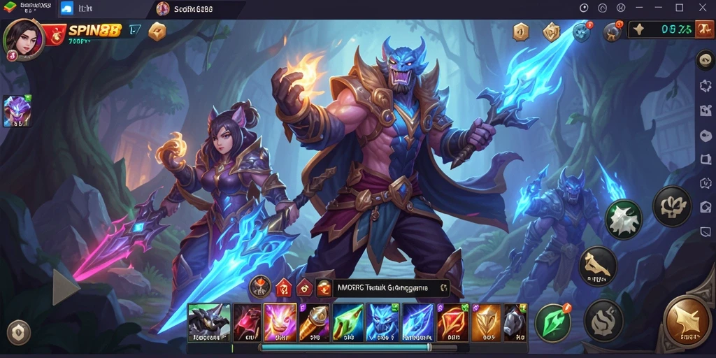 Tampilan gameplay mendebarkan dalam dunia SPIN88 yang penuh petualangan.